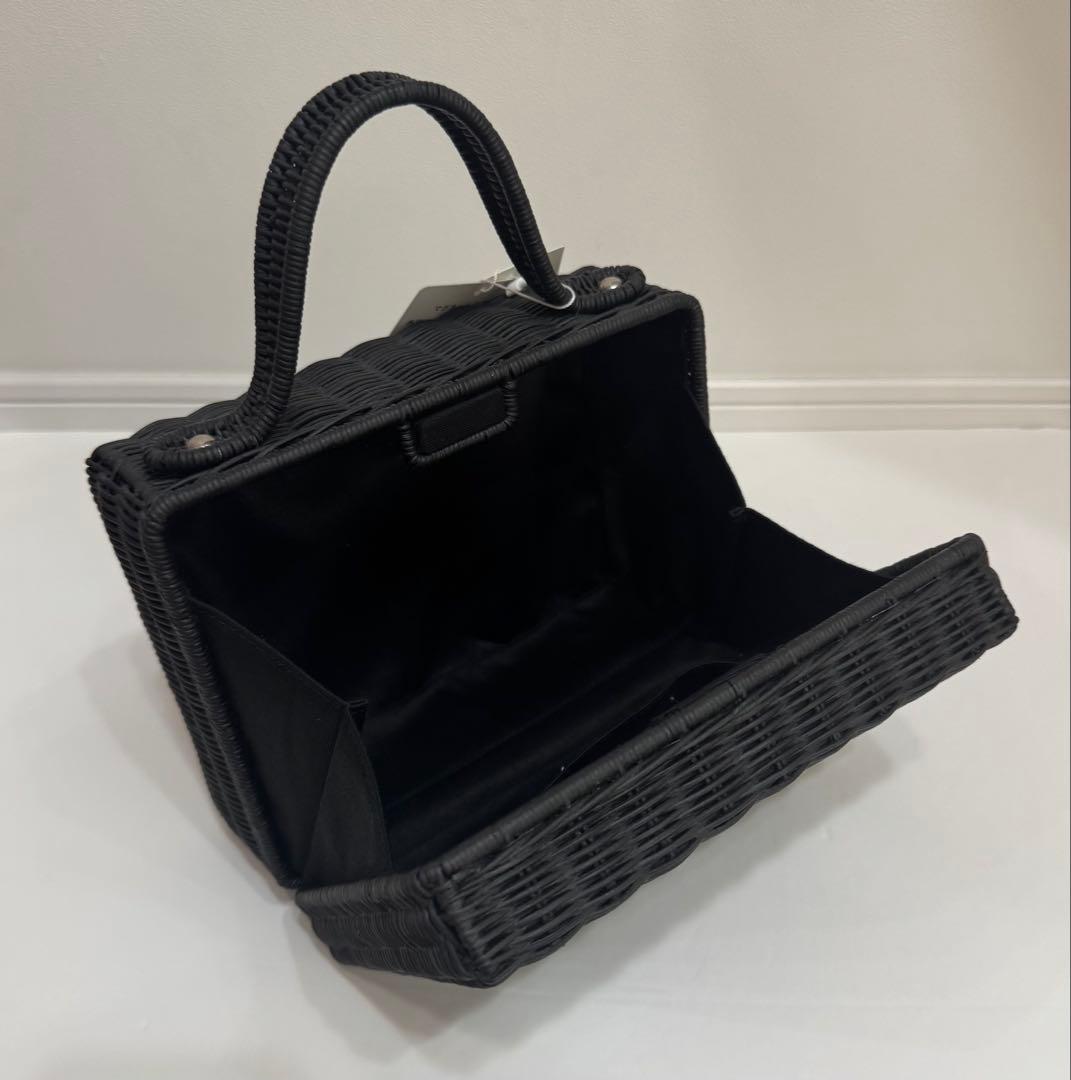 UNITED ARROWS ラタン スクエア ミニバッグ