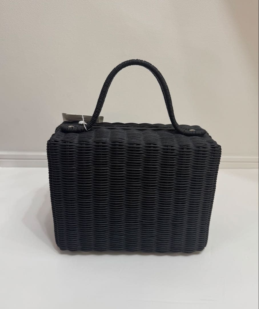 UNITED ARROWS ラタン スクエア ミニバッグ