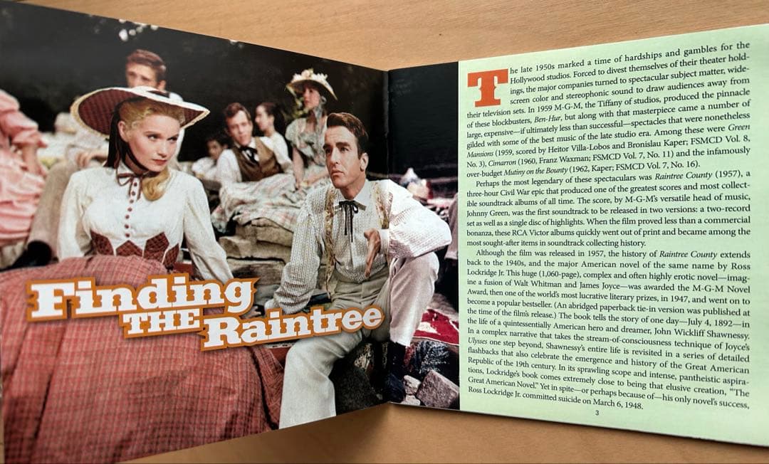 愛情の花咲く樹　サウンドトラック　CD　3000枚限定盤　音楽ジョニー・グリーン