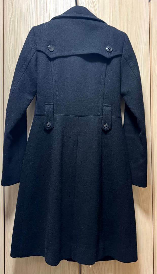 BURBERRY BLUE LABEL ウールコート ブラック 38