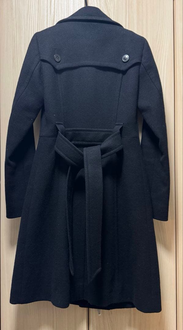 BURBERRY BLUE LABEL ウールコート ブラック 38