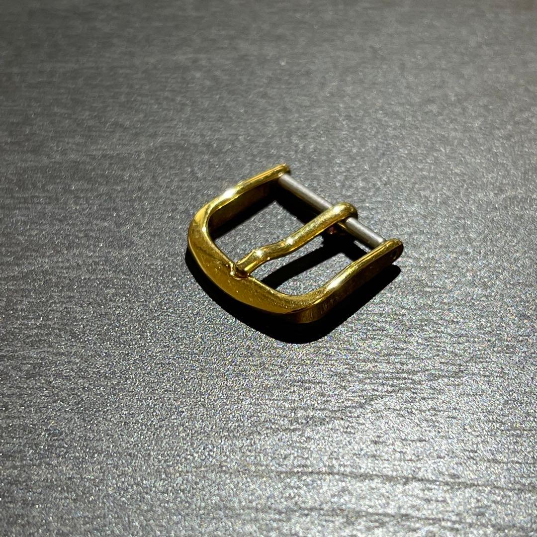 管34 ブランド不明　K18製　時計用　14ミリ幅　尾錠　750