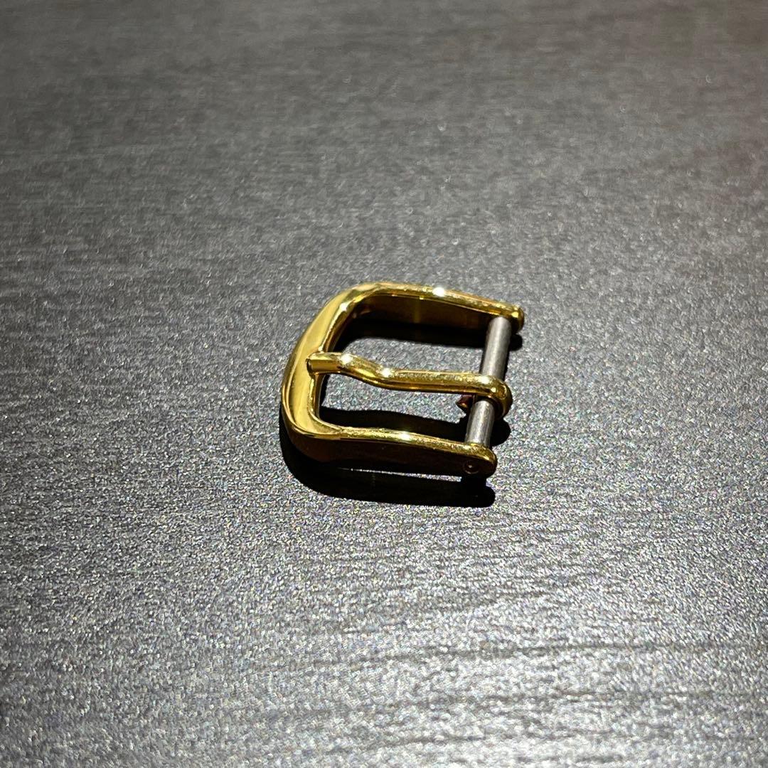 管34 ブランド不明　K18製　時計用　14ミリ幅　尾錠　750