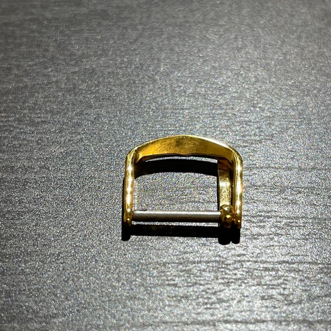 管34 ブランド不明　K18製　時計用　14ミリ幅　尾錠　750