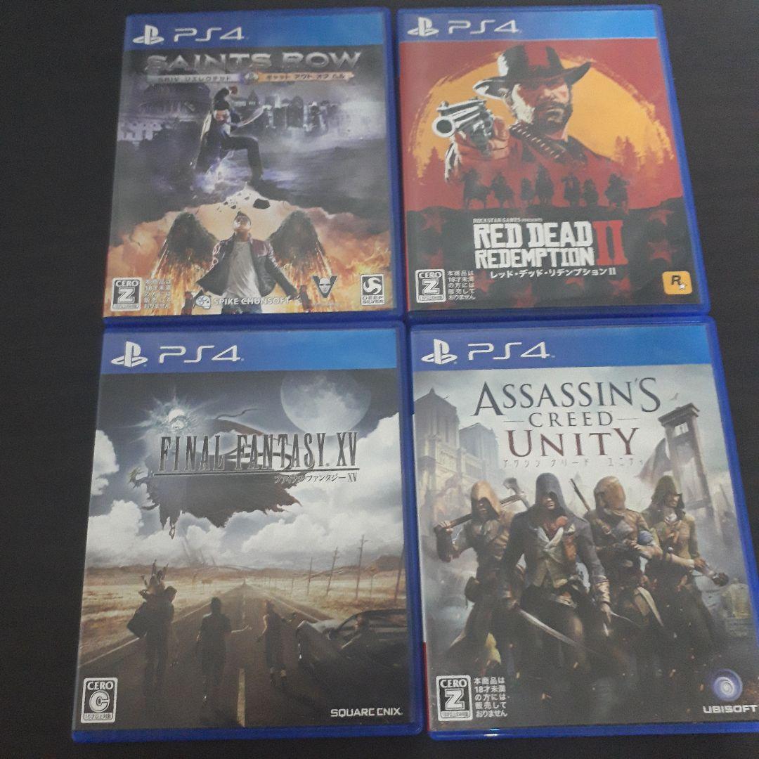 PS4本体、ゲームソフト、リモコン