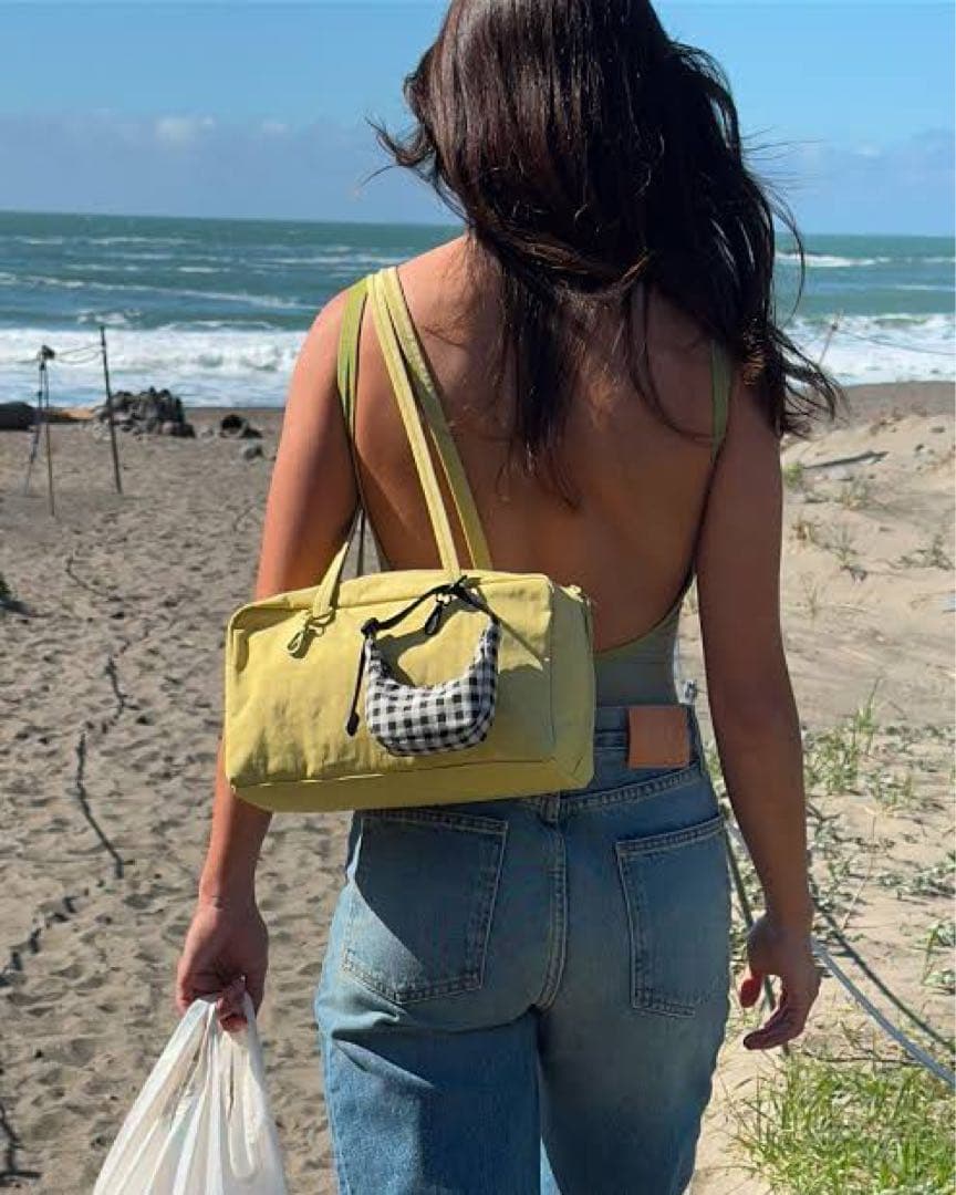 バッグ BAGGU NYLON BOWLER BAG BUTTER