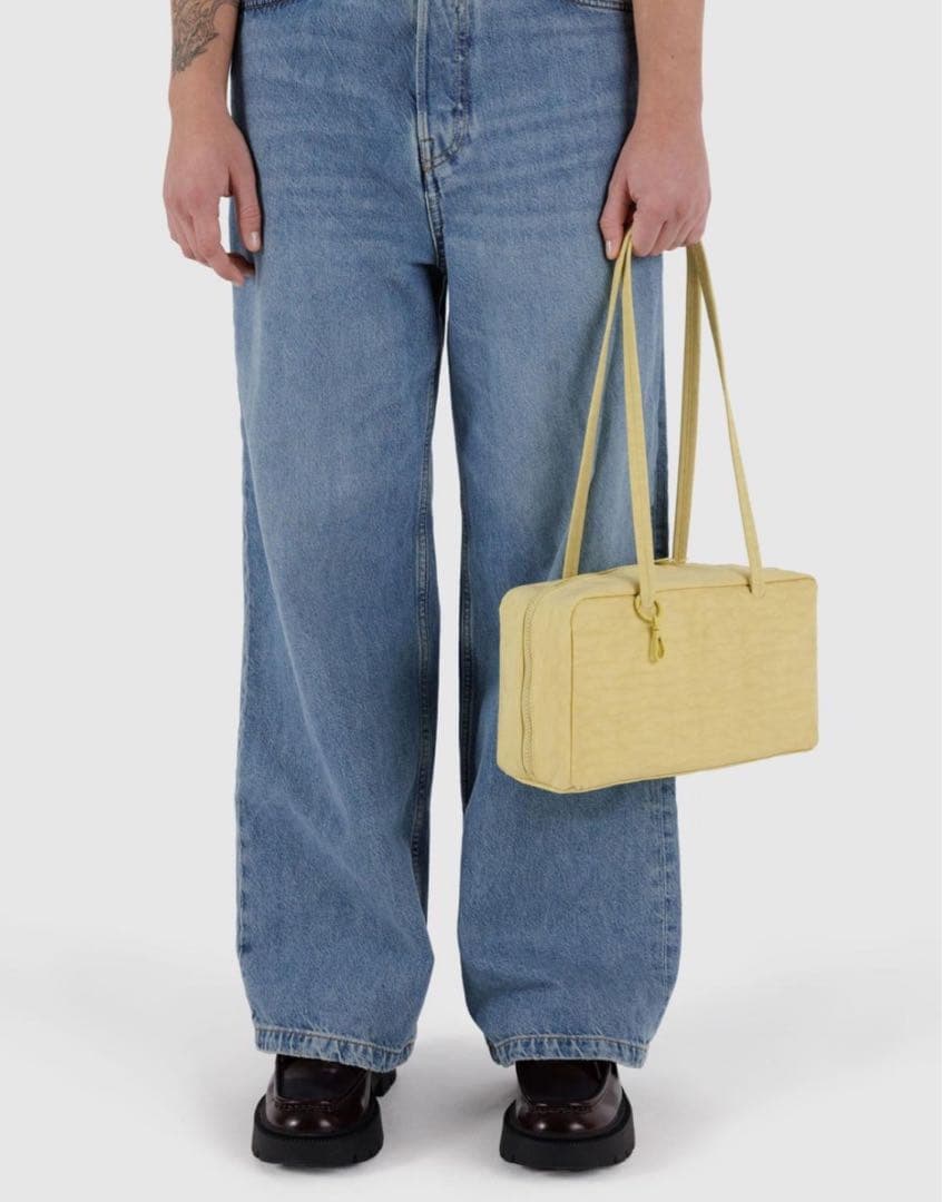 バッグ BAGGU NYLON BOWLER BAG BUTTER