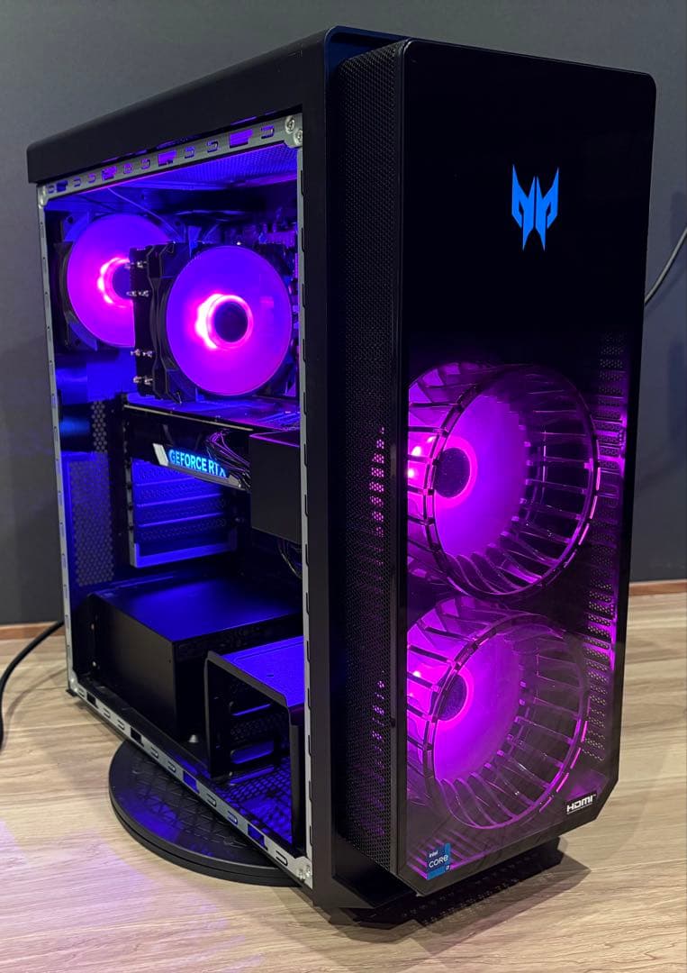 SSD追加　RTX4080 Predator　i7 13700F　ゲーミングPC