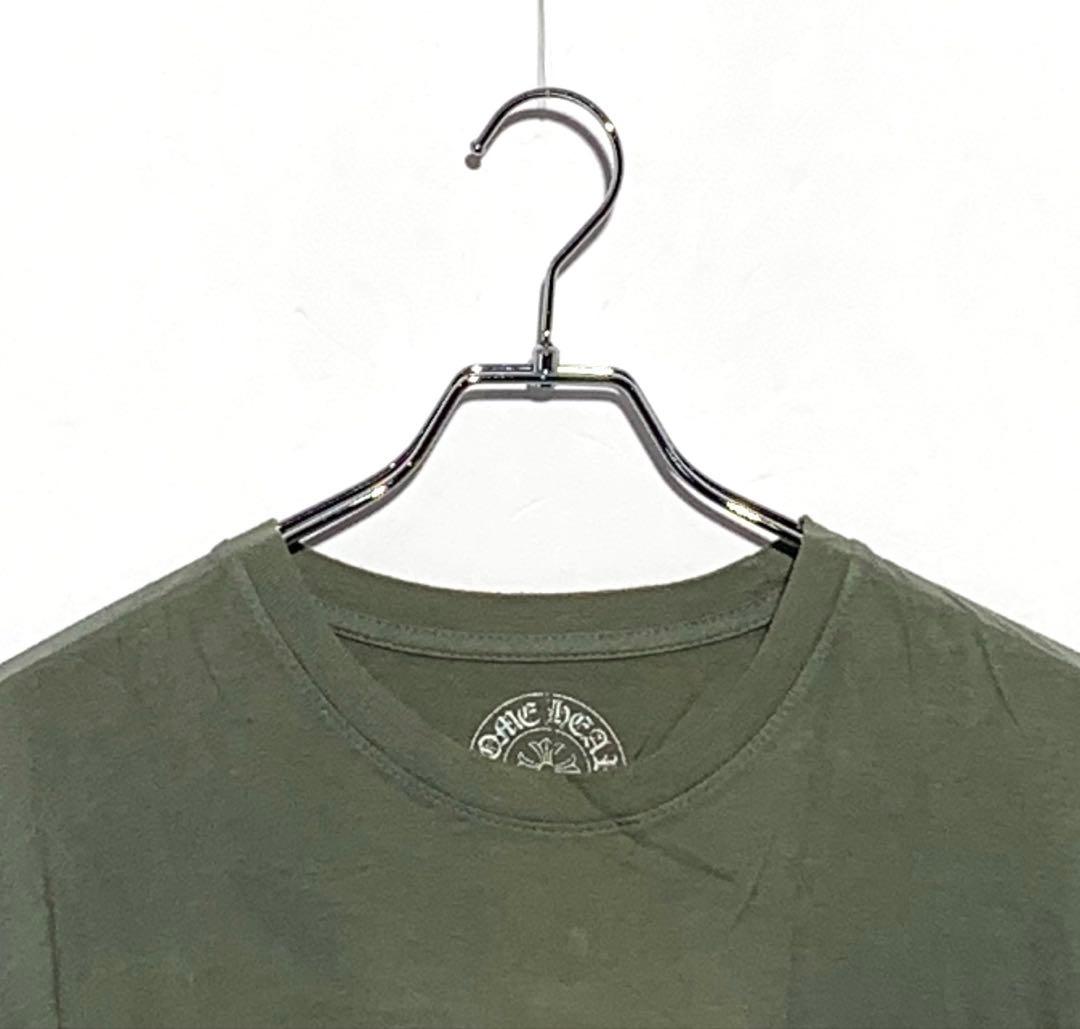 クロムハーツ　ヘアリーダガー　ヤイクスストライプ Tシャツ