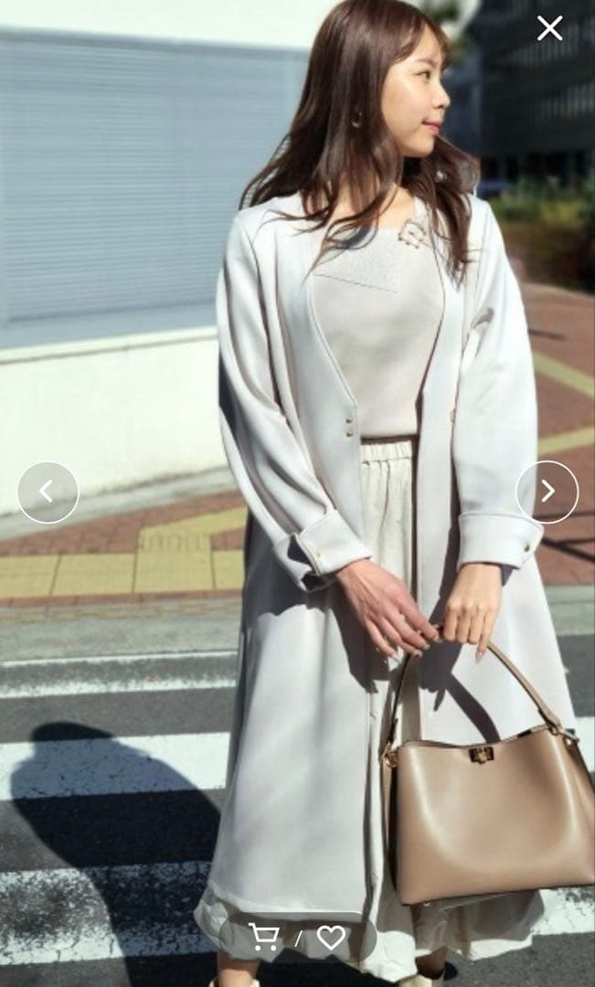 12Twelve Agenda ストレッチダンボールフレアラインコート