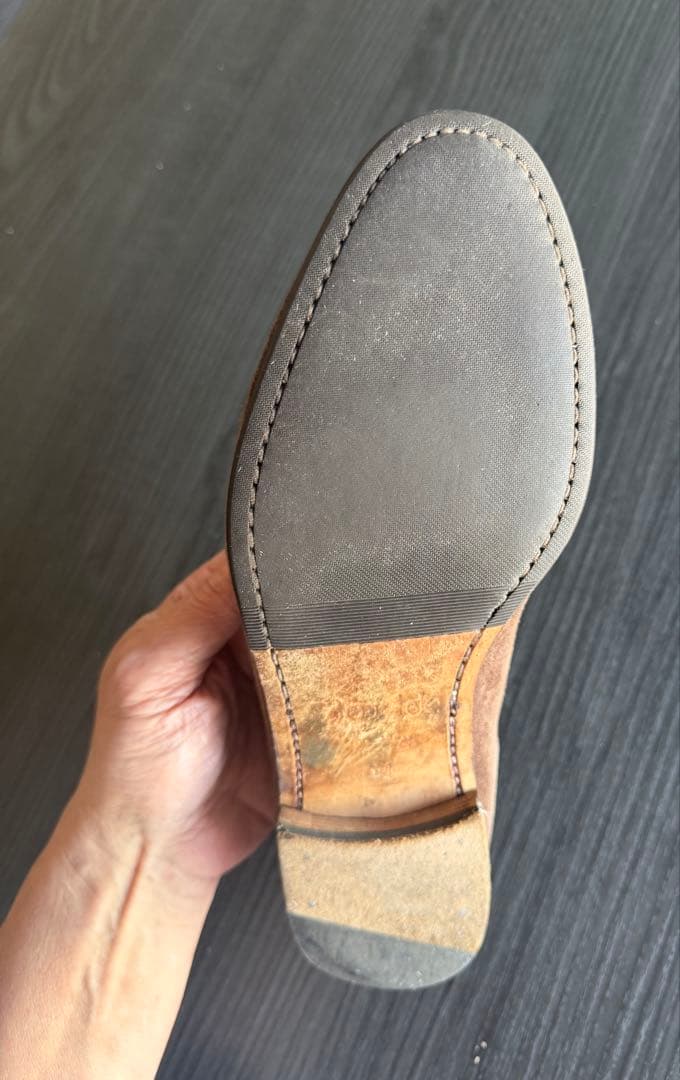 週末✨売り切り値下げ‼️Berwick スエードタッセルローファー ダークブラウン