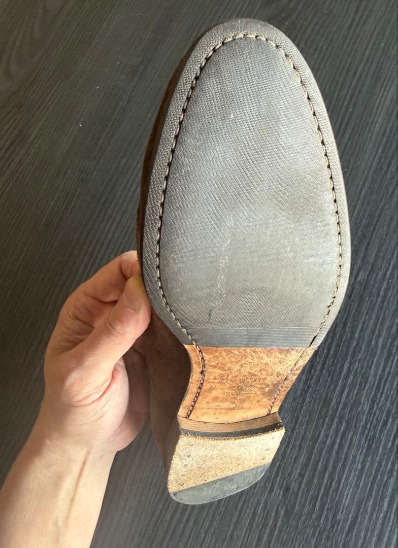 週末✨売り切り値下げ‼️Berwick スエードタッセルローファー ダークブラウン