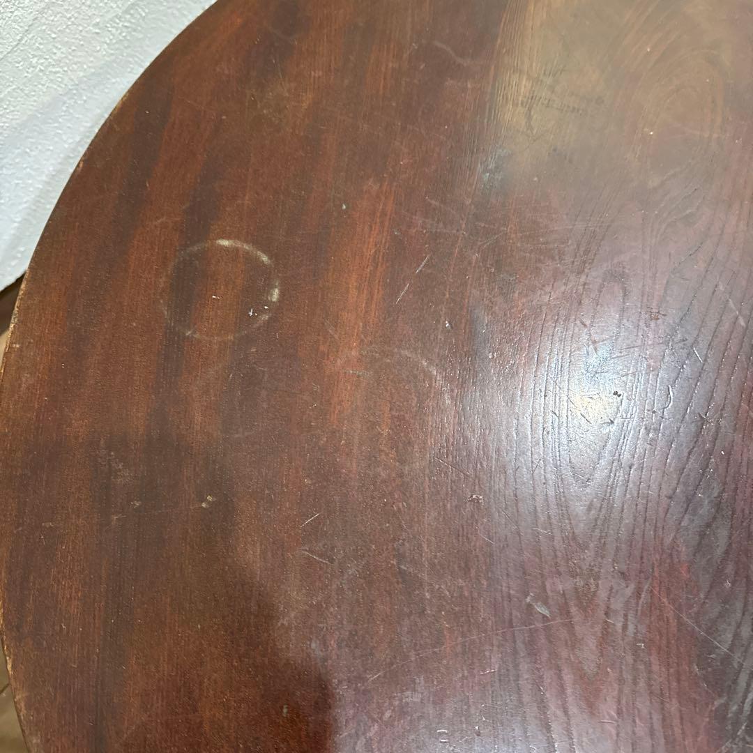 折り畳みちゃぶ台 欅材 昭和レトロ