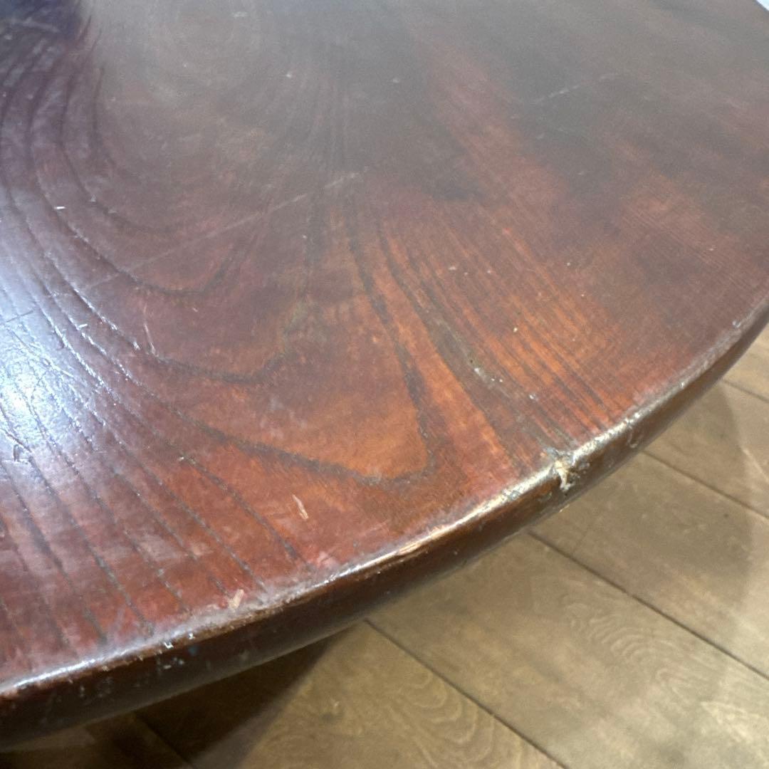 折り畳みちゃぶ台 欅材 昭和レトロ