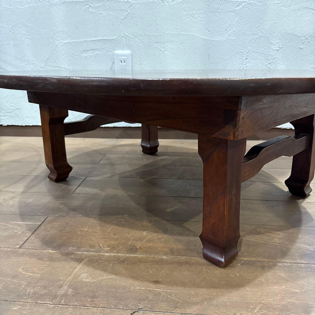 折り畳みちゃぶ台 欅材 昭和レトロ