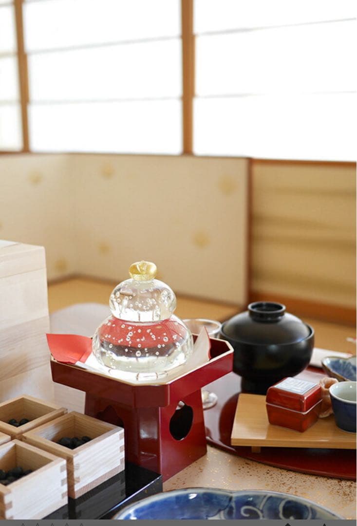 新品未使用　ガラス鏡餅