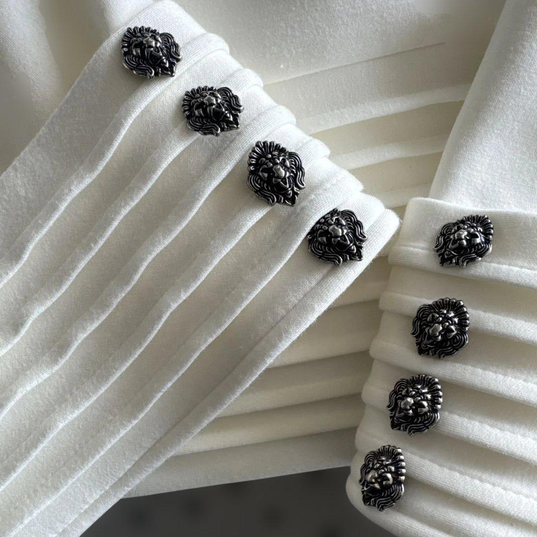 ヴァクトーVaqutauxフライトジャージ セーラーカットソー　ミルク