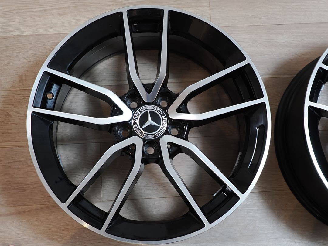 【美品】1/2 アルミホイール２本　１８インチ