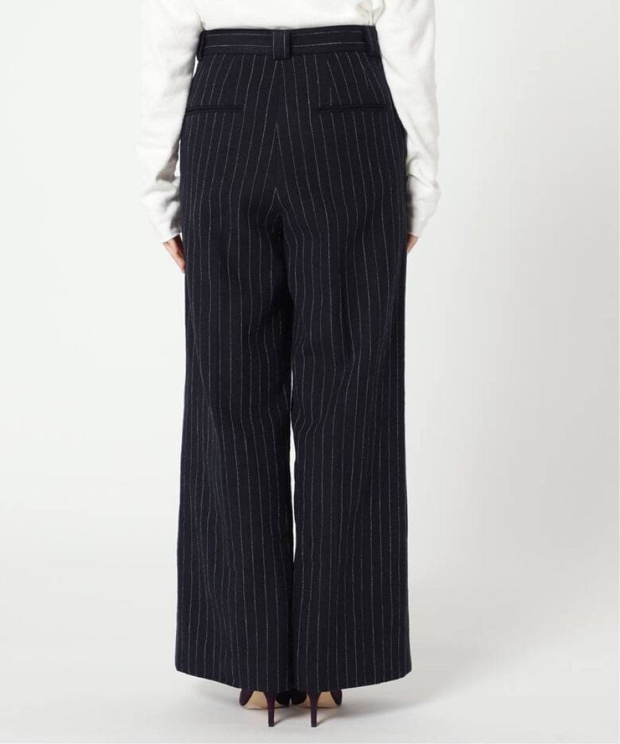 極美品 Plage プラージュOne Tuck Wide パンツ リネンコットン