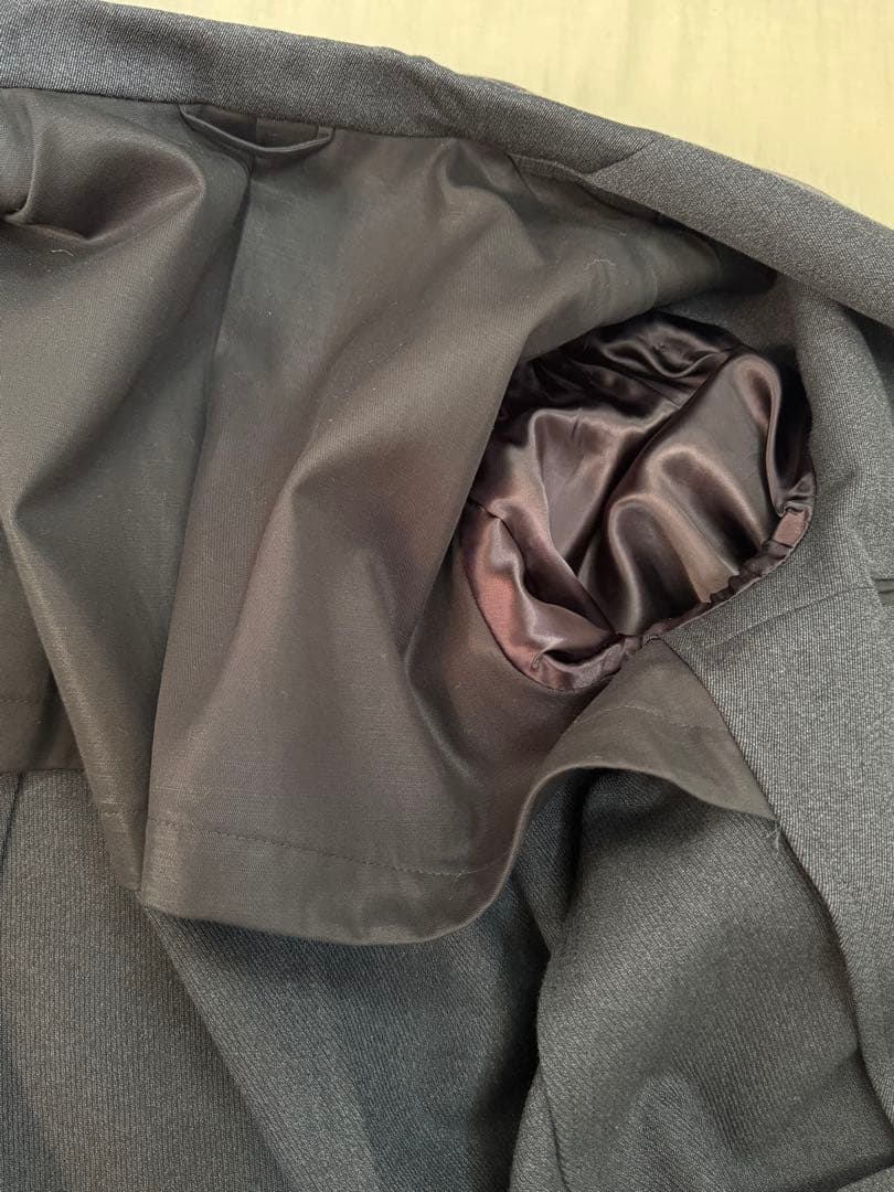 美品　HEUGN ユーゲン　ダークグレー チェスターコート　サイズ2