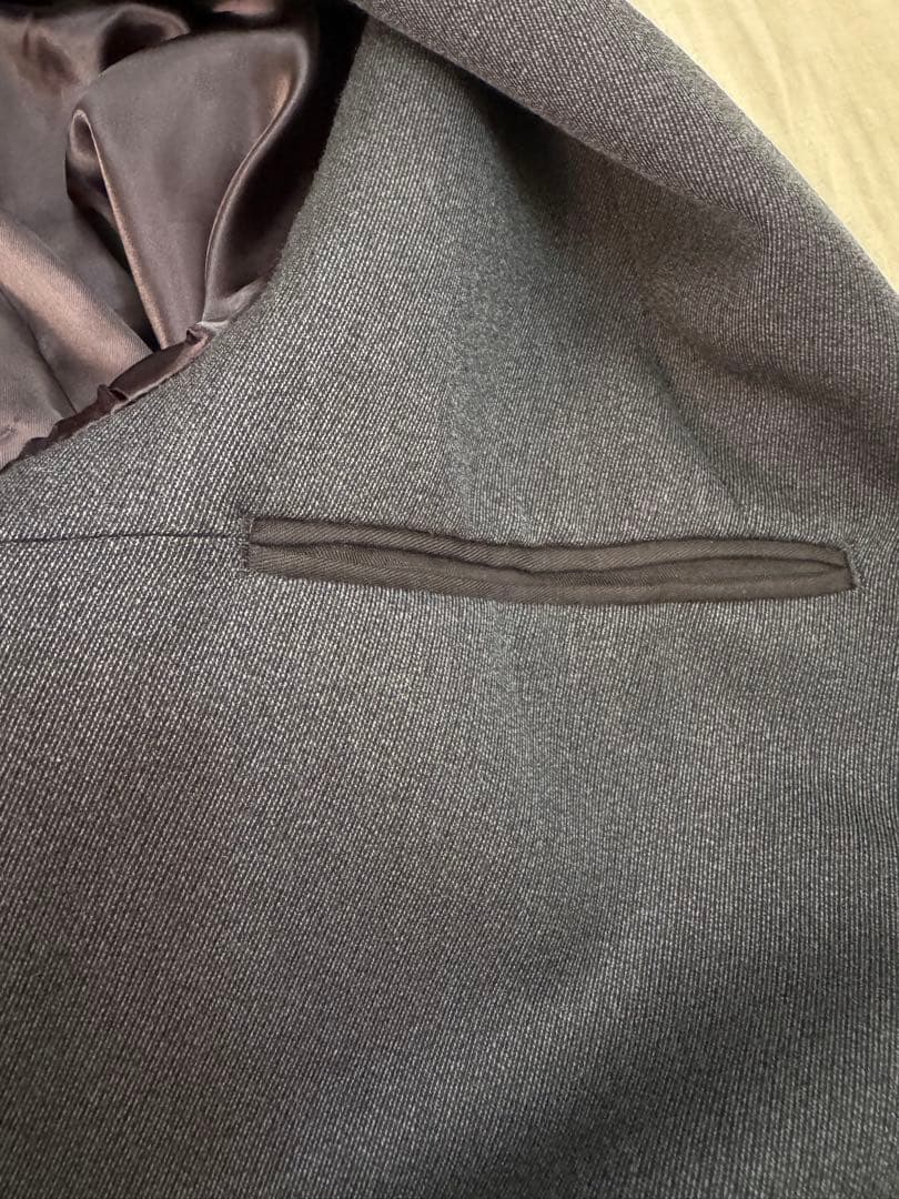 美品　HEUGN ユーゲン　ダークグレー チェスターコート　サイズ2