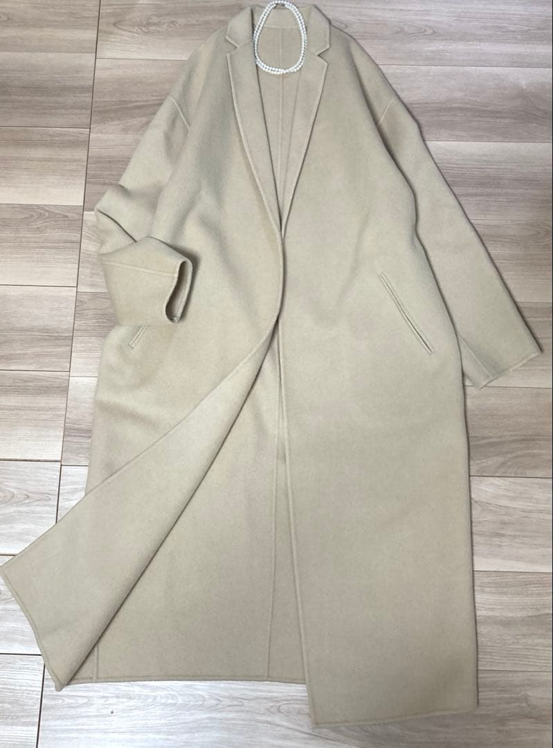 1.2回着　美品　プラージュ　ハミルトン　コート　ベージュ　38