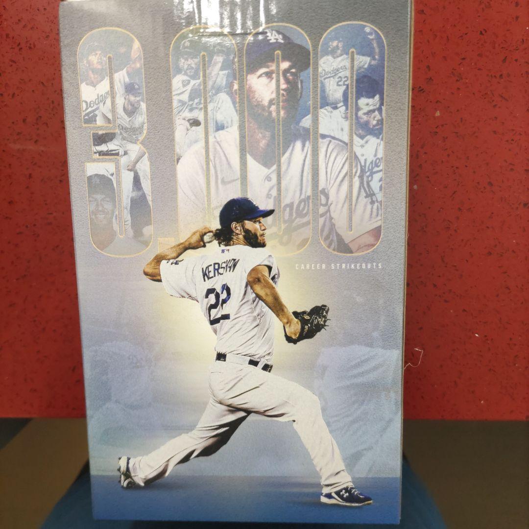 ドジャース カーショー ボブルヘッド3000奪三振MLB 来場者限定