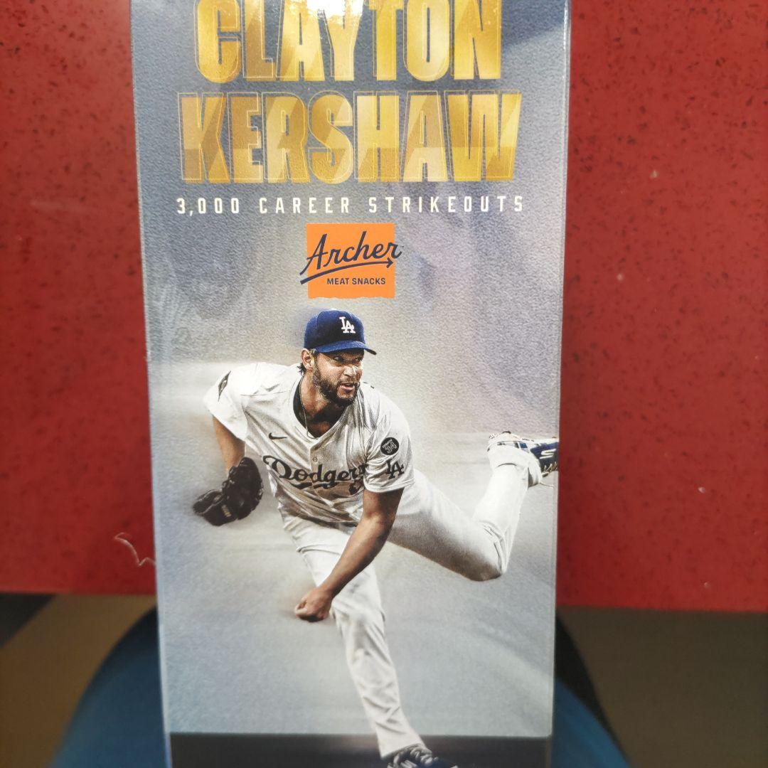 ドジャース カーショー ボブルヘッド3000奪三振MLB 来場者限定