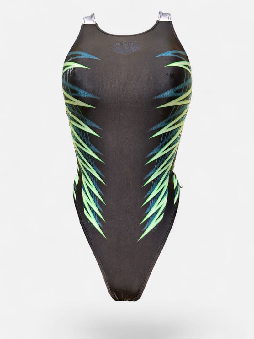 【希少】arena ストラッシュ Mサイズ 競泳水着 ハイレグ リミック