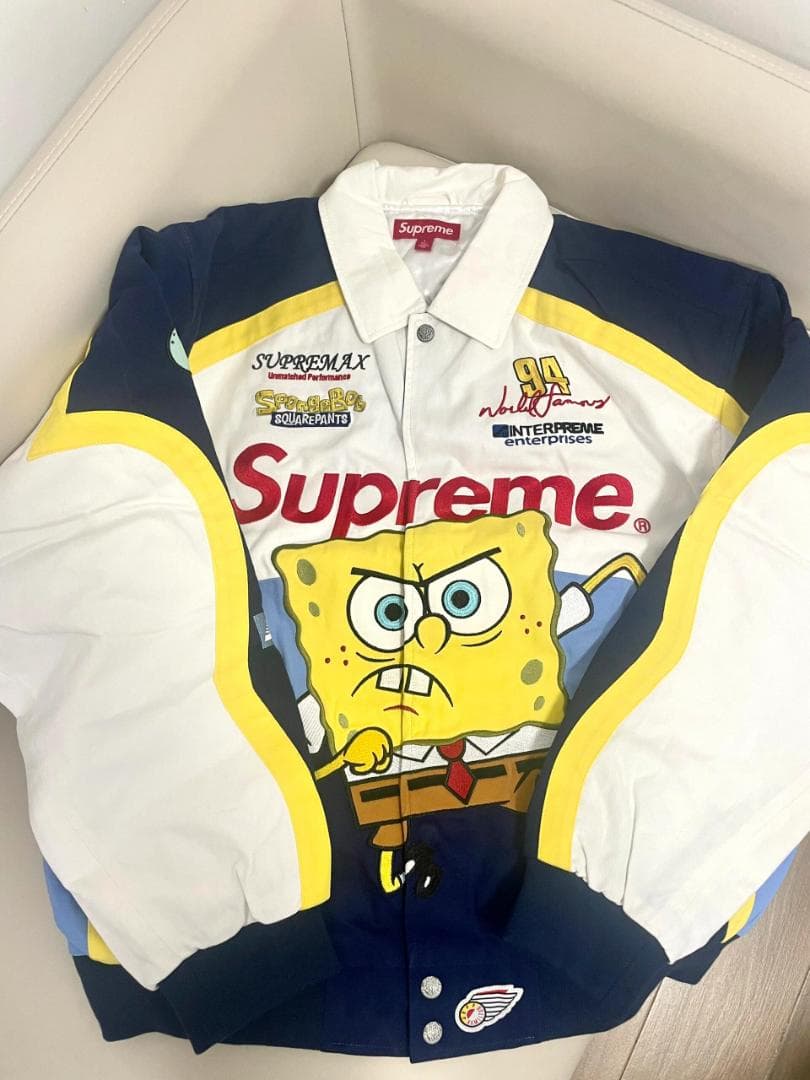 Supreme SpongeBob Hamilton ジャケット