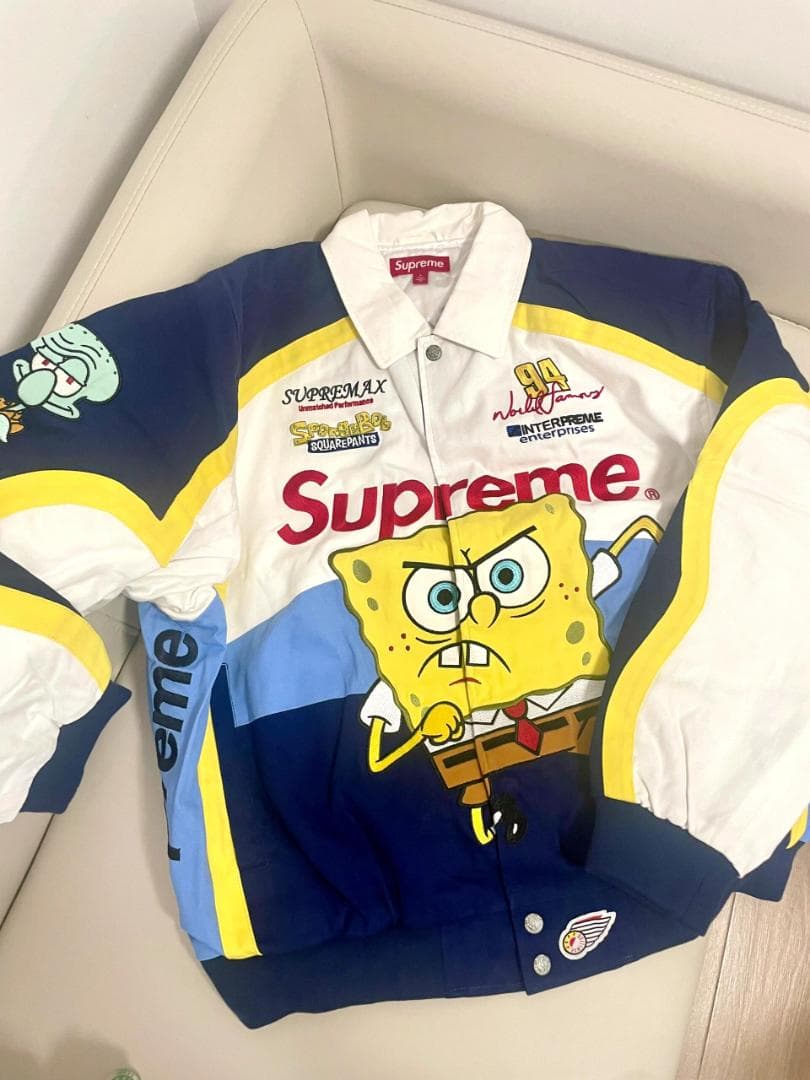 Supreme SpongeBob Hamilton ジャケット