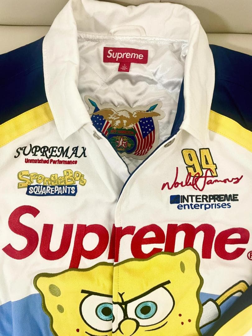 Supreme SpongeBob Hamilton ジャケット