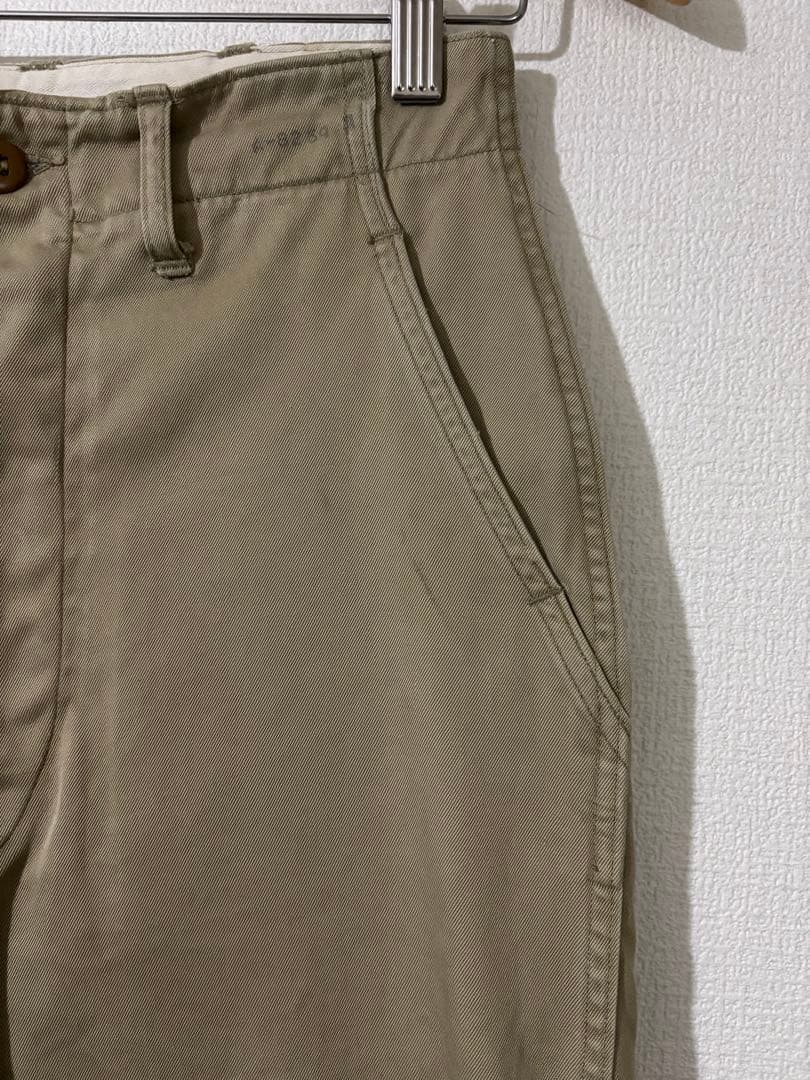 40s US ARMY 45カーキ チノ アーミーチノ 軍パン 軍チノ