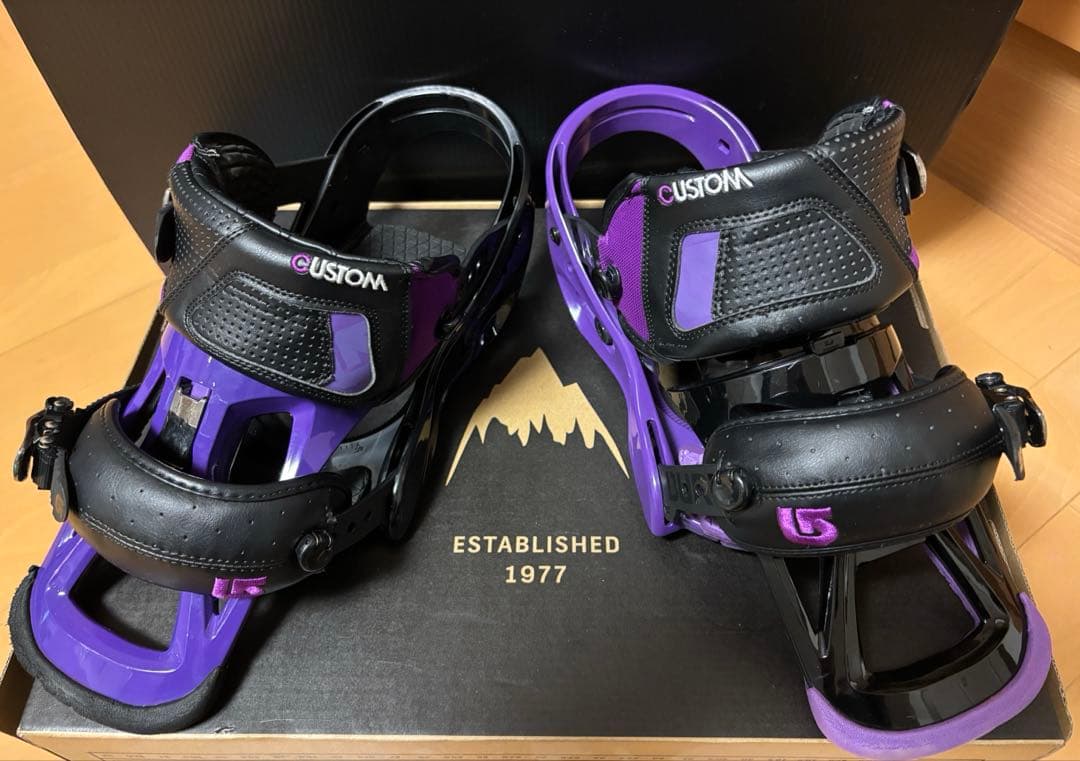Burton スノーボードビインディングCUSTOM Mサイズ［訳あり］