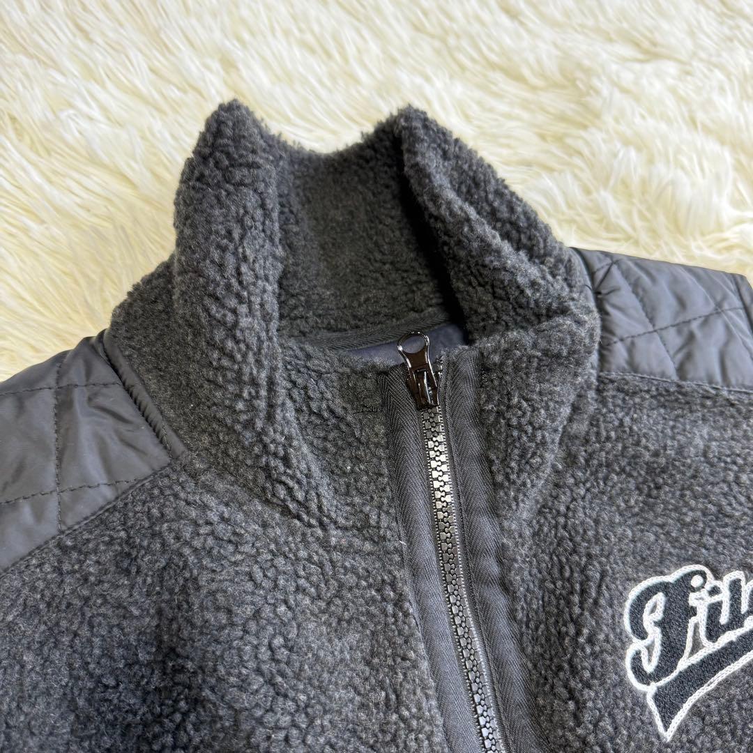 【フィラゴルフ】美品 ワンピース ボア キルティング ブラック L レディース