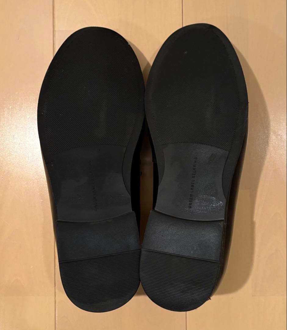 【s】グリーンレーベル レザーローファー　27cm