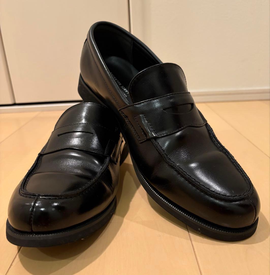 【s】グリーンレーベル レザーローファー　27cm