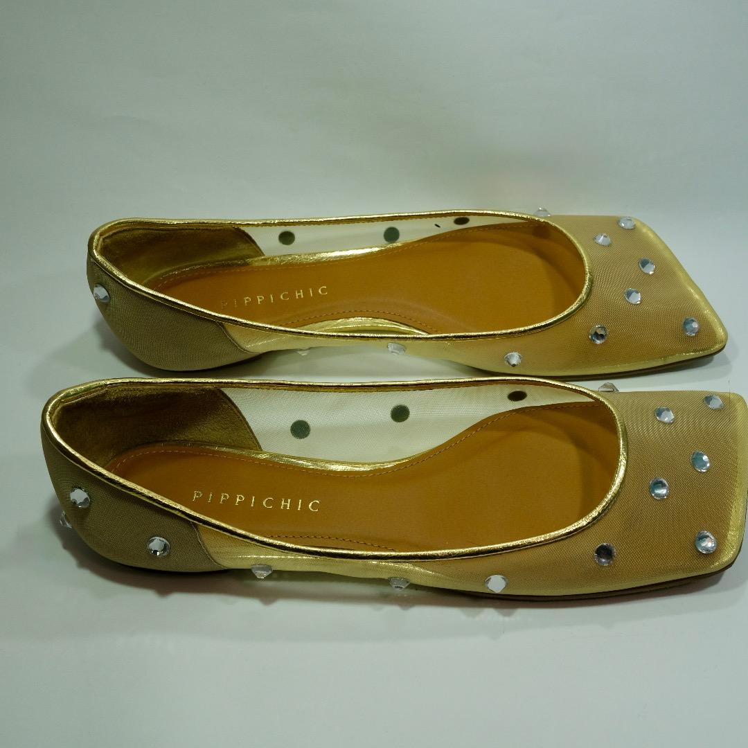 PIPPICHIC LINDA DIAMOND フラットシューズ 37.5 美品