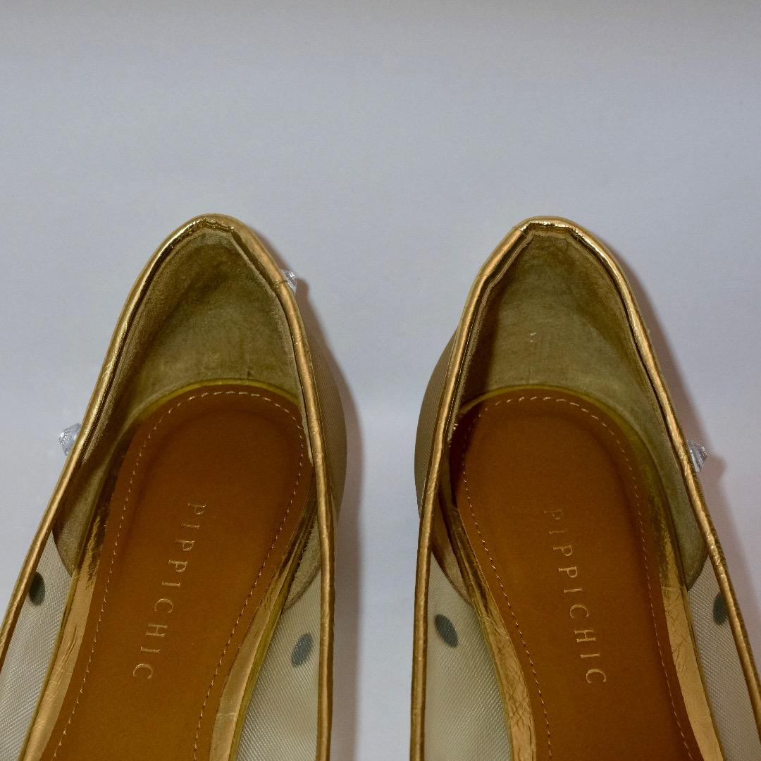 PIPPICHIC LINDA DIAMOND フラットシューズ 37.5 美品