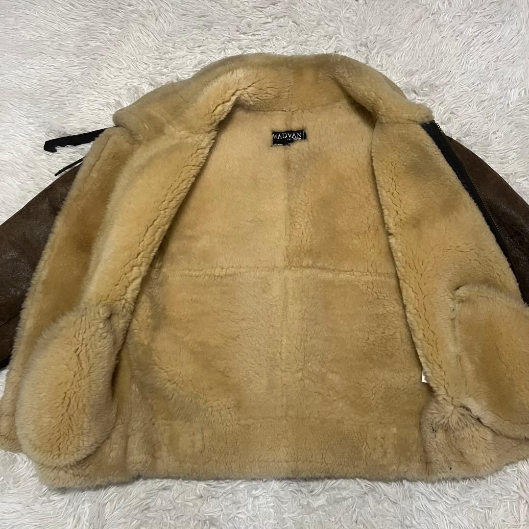 ムートンジャケット　フライトジャケット　B-3 リアルムートン　シープスキン　L