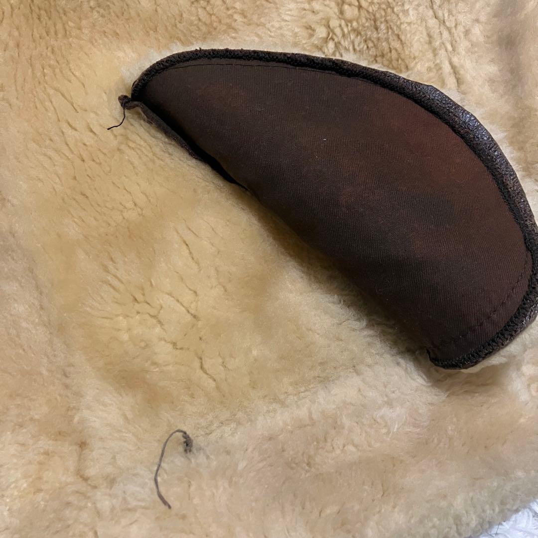 ムートンジャケット　フライトジャケット　B-3 リアルムートン　シープスキン　L