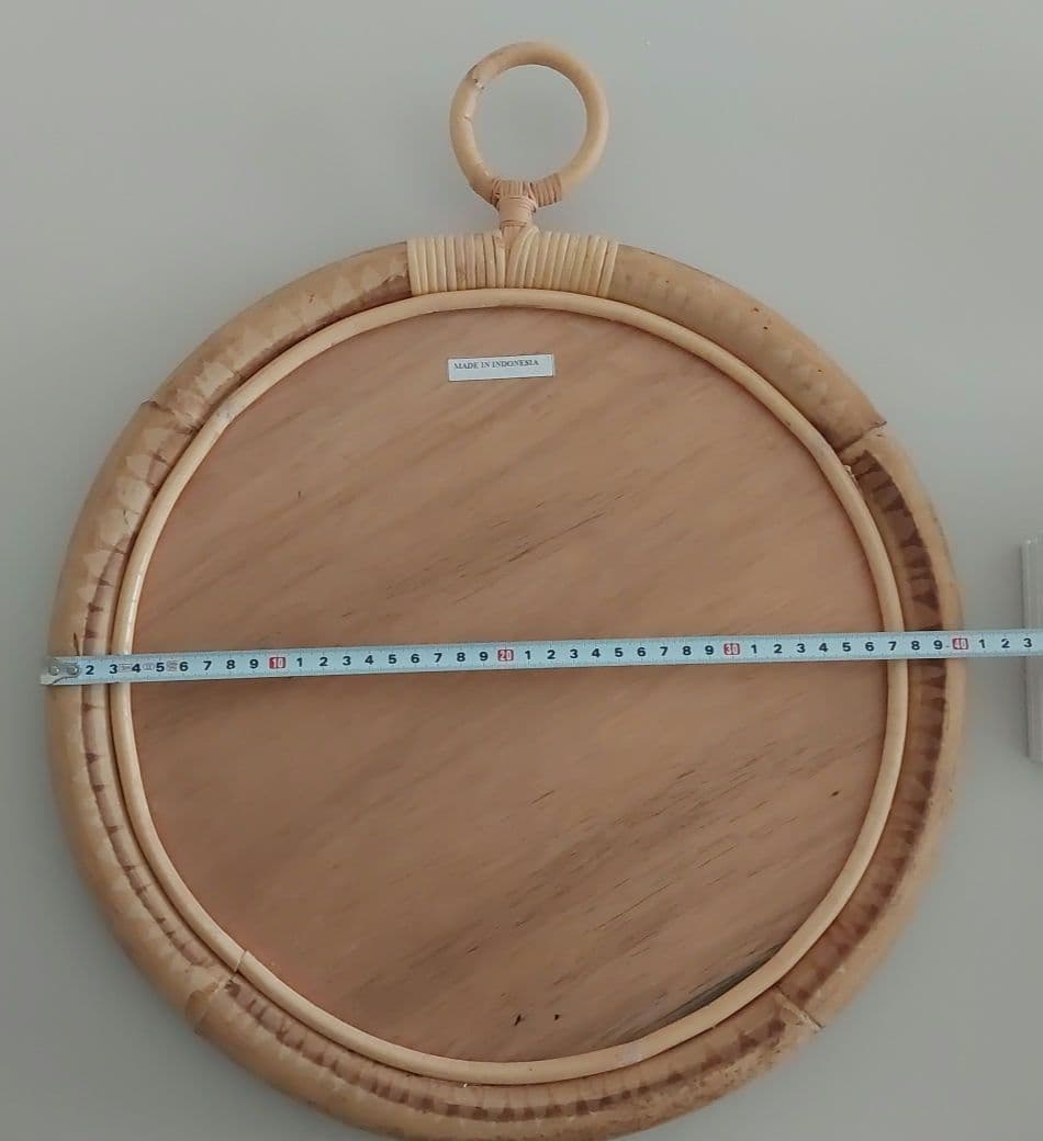 ELLA　MIRROR　エラミラー　ラタンミラー　40cm