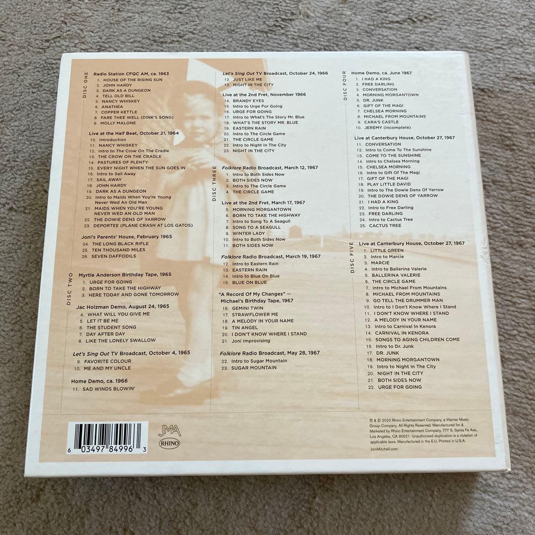 ジョニミッチェル アーカイヴス 1 Joni Mitchell ARCHIVES