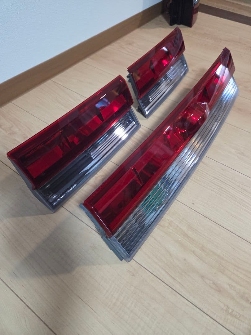 デリカD5 本物キャンディスモークテール　セット　ブラッドレッド