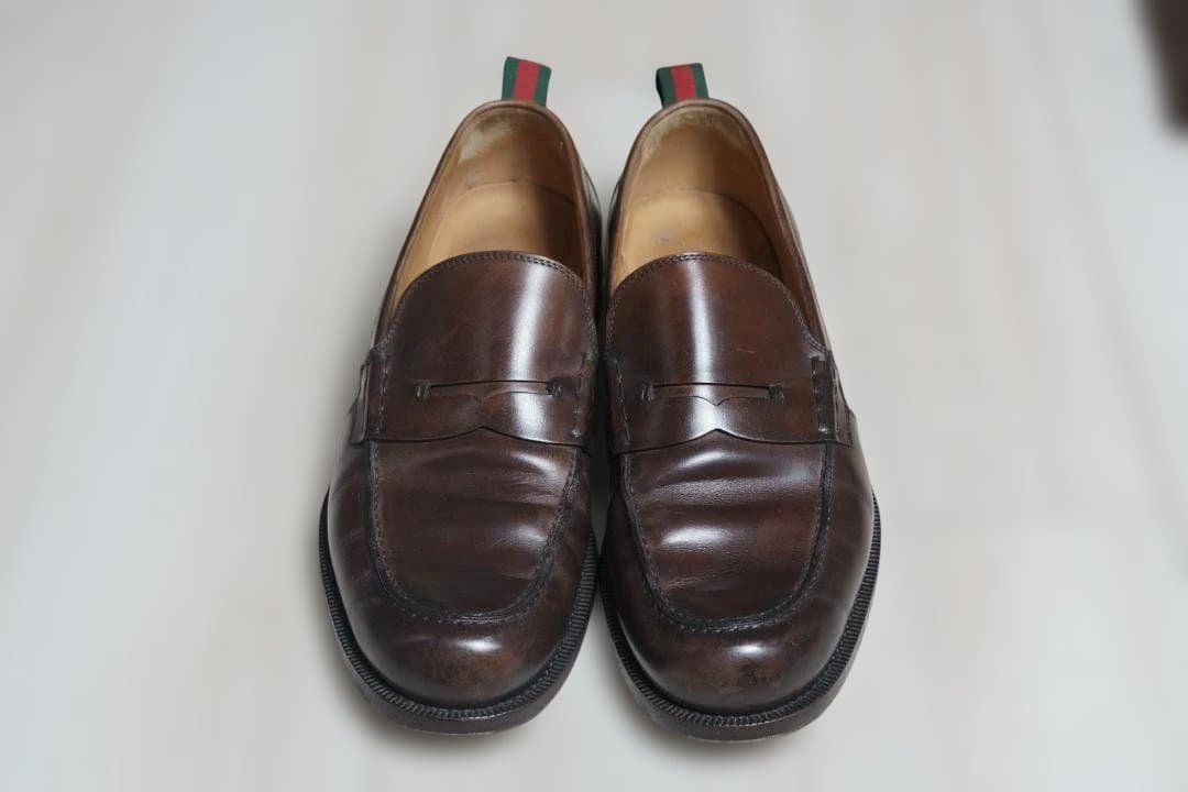 GUCCI ブラウン ローファー 8サイズ　中古品