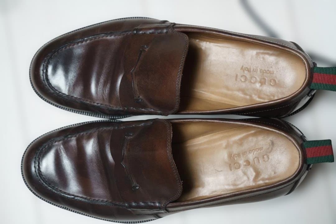 GUCCI ブラウン ローファー 8サイズ　中古品