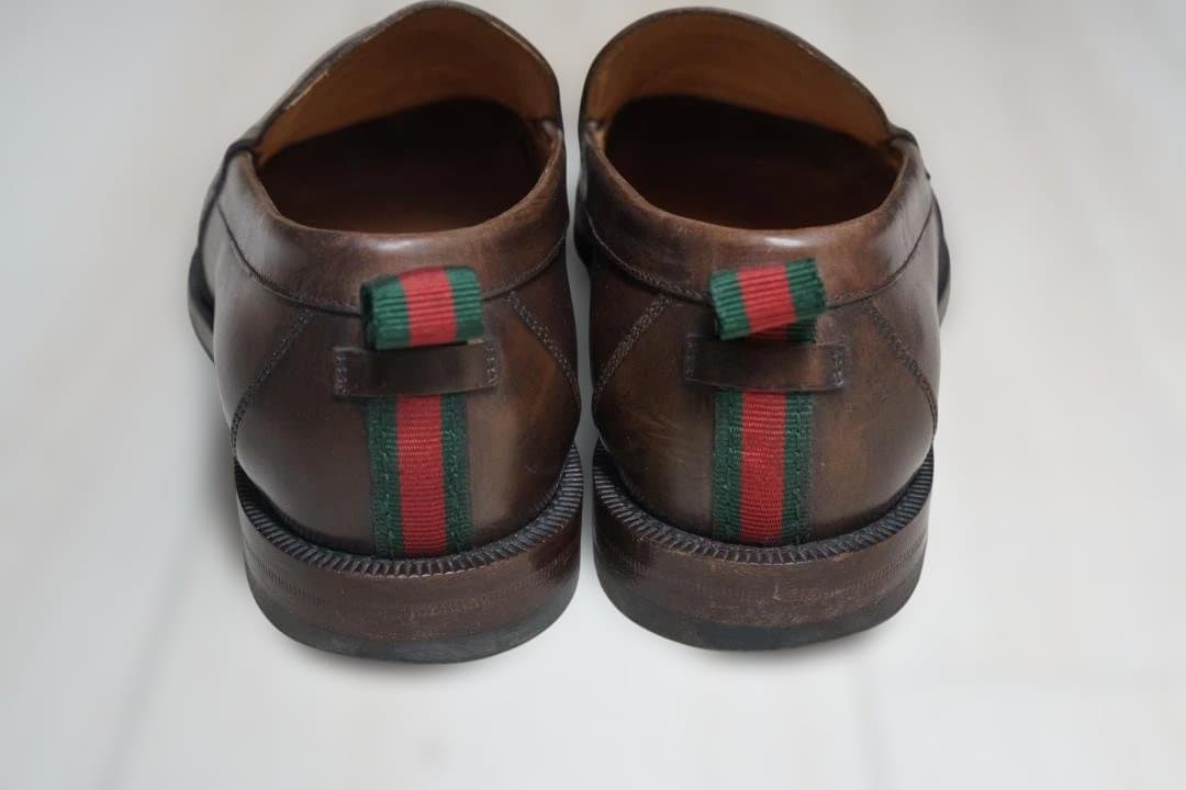 GUCCI ブラウン ローファー 8サイズ　中古品