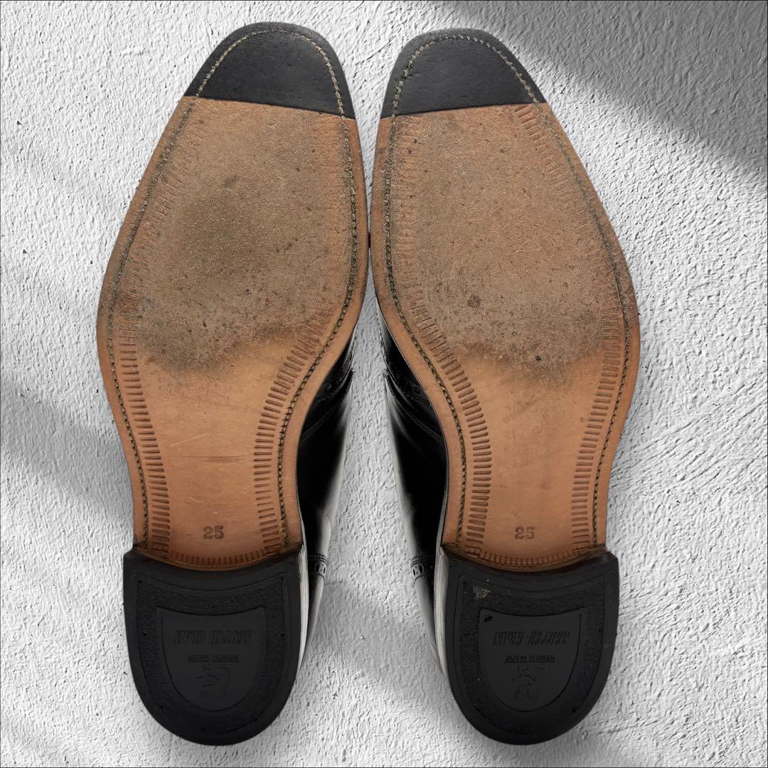 【美品】SCOTCH GRAIN シングルモンク　ウィングチップ　メダリオン