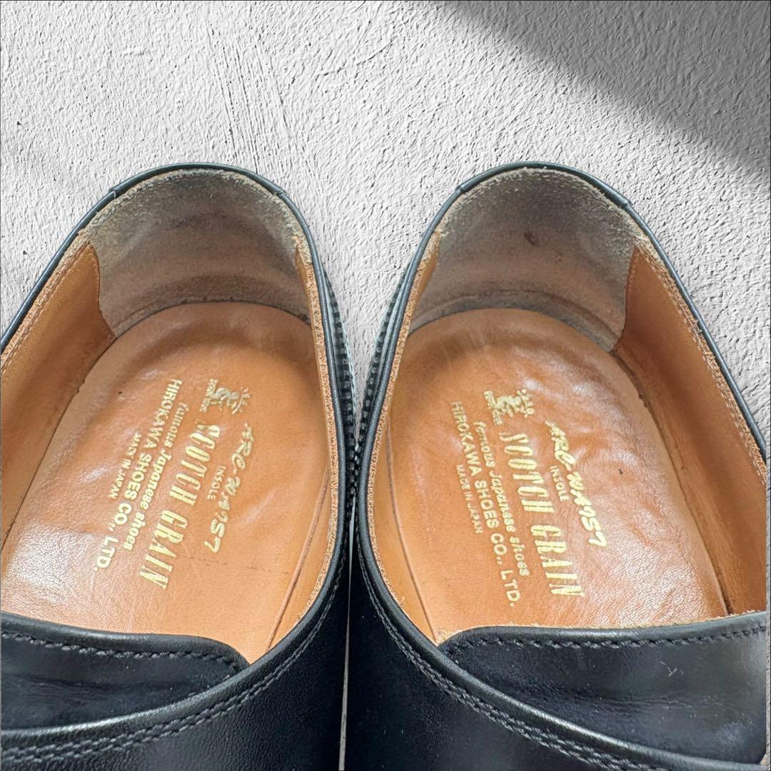 【美品】SCOTCH GRAIN シングルモンク　ウィングチップ　メダリオン