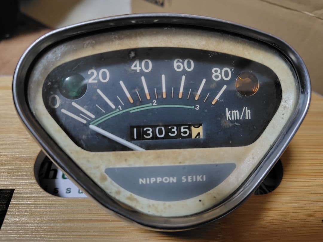 純正　シャリー　DAX　スピードメーター 速度計 80km/h